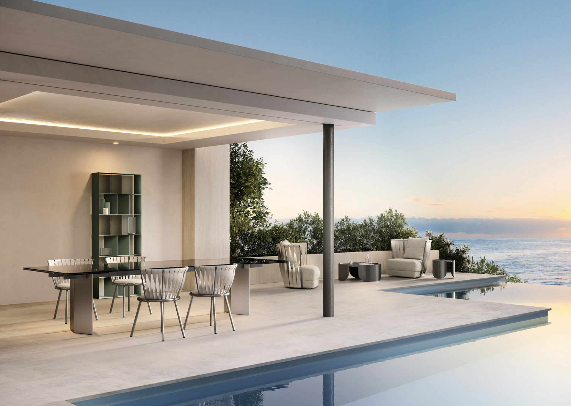 Milton Inox Table - Outdoor - Cantori